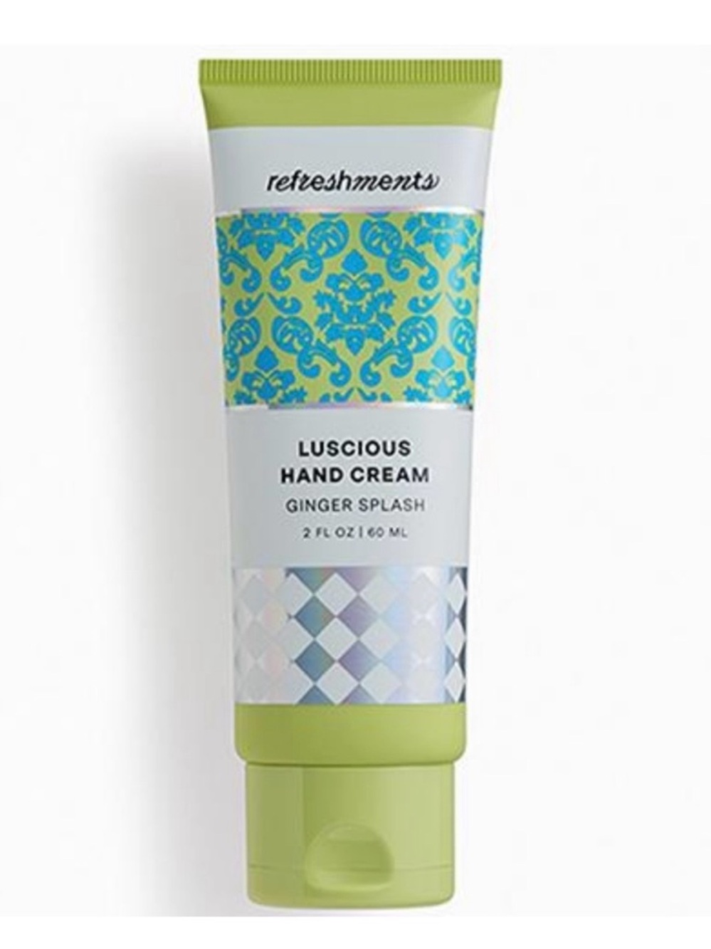 Safety Sealed! REFRESHMENTS Hand Cream Scent: Ginger Splash 60ml NEW!